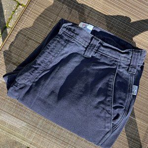 men 100%cotton blue canvas pant  12